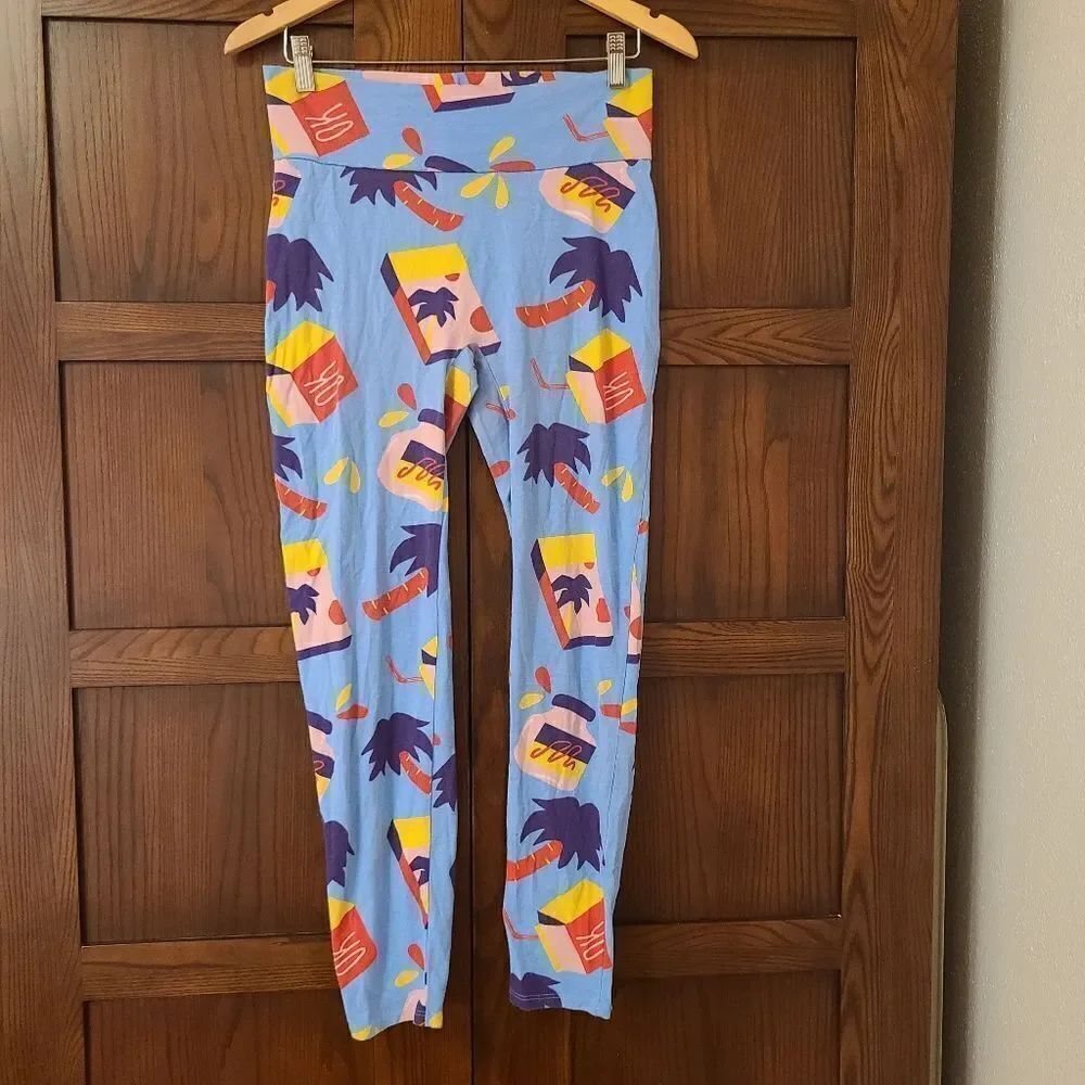 Nooworks Snacks Print Leggings Size XL